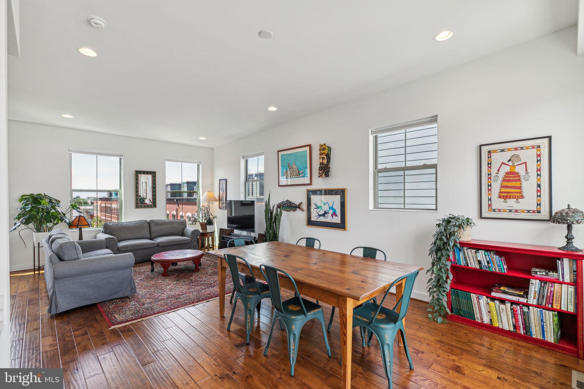 410 Reed Street Philadelphia, PA 19147 - Photo 26 of 39 a living room with furniture and a wooden floor