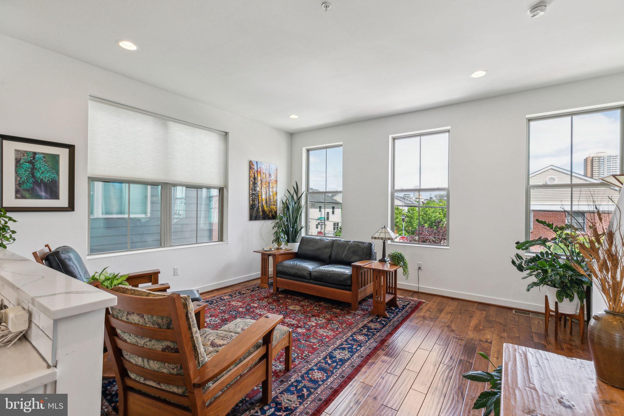 410 Reed Street Philadelphia, PA 19147 - Photo 10 of 39 a living room with furniture and a potted plant