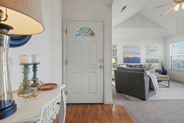 a view of kitchen with livingroom and furniture