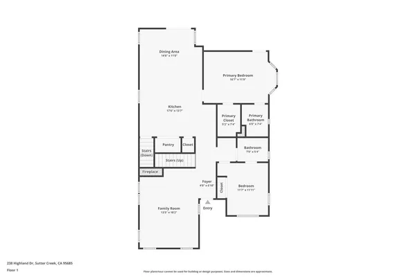 $429,000 | 238 Highland Drive, Sutter Creek, CA 95685