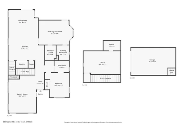 $429,000 | 238 Highland Drive, Sutter Creek, CA 95685