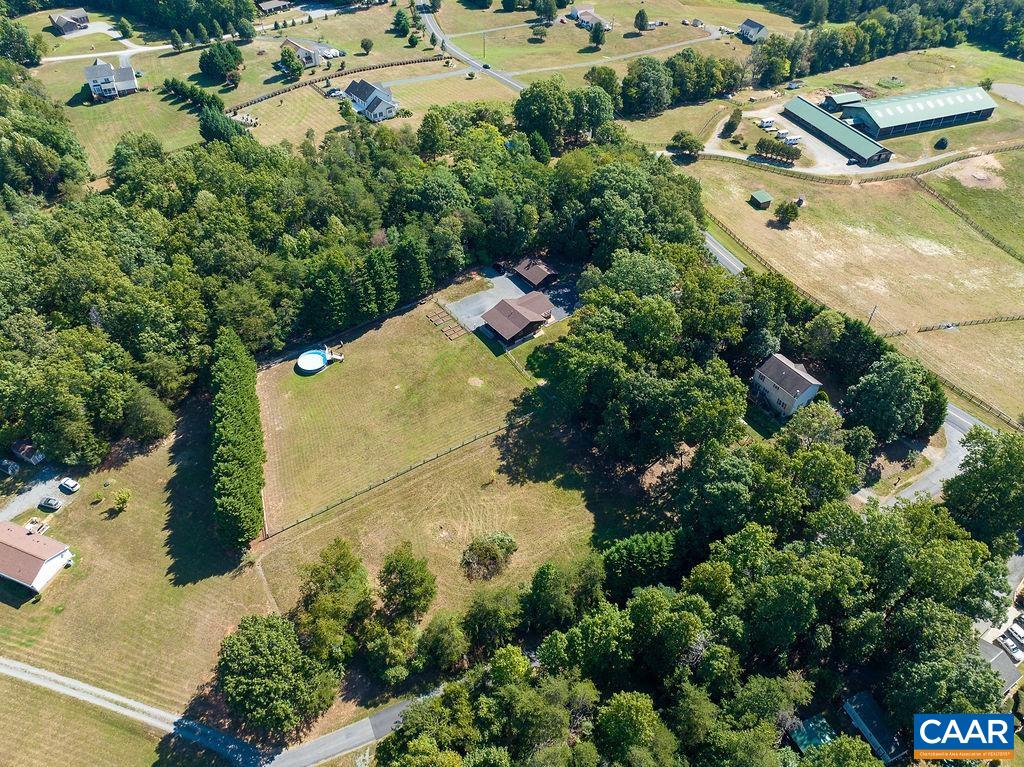 6033 Amicus Road Ruckersville, VA 22968 - Photo 74 of 74 an aerial view of residential house with outdoor space
