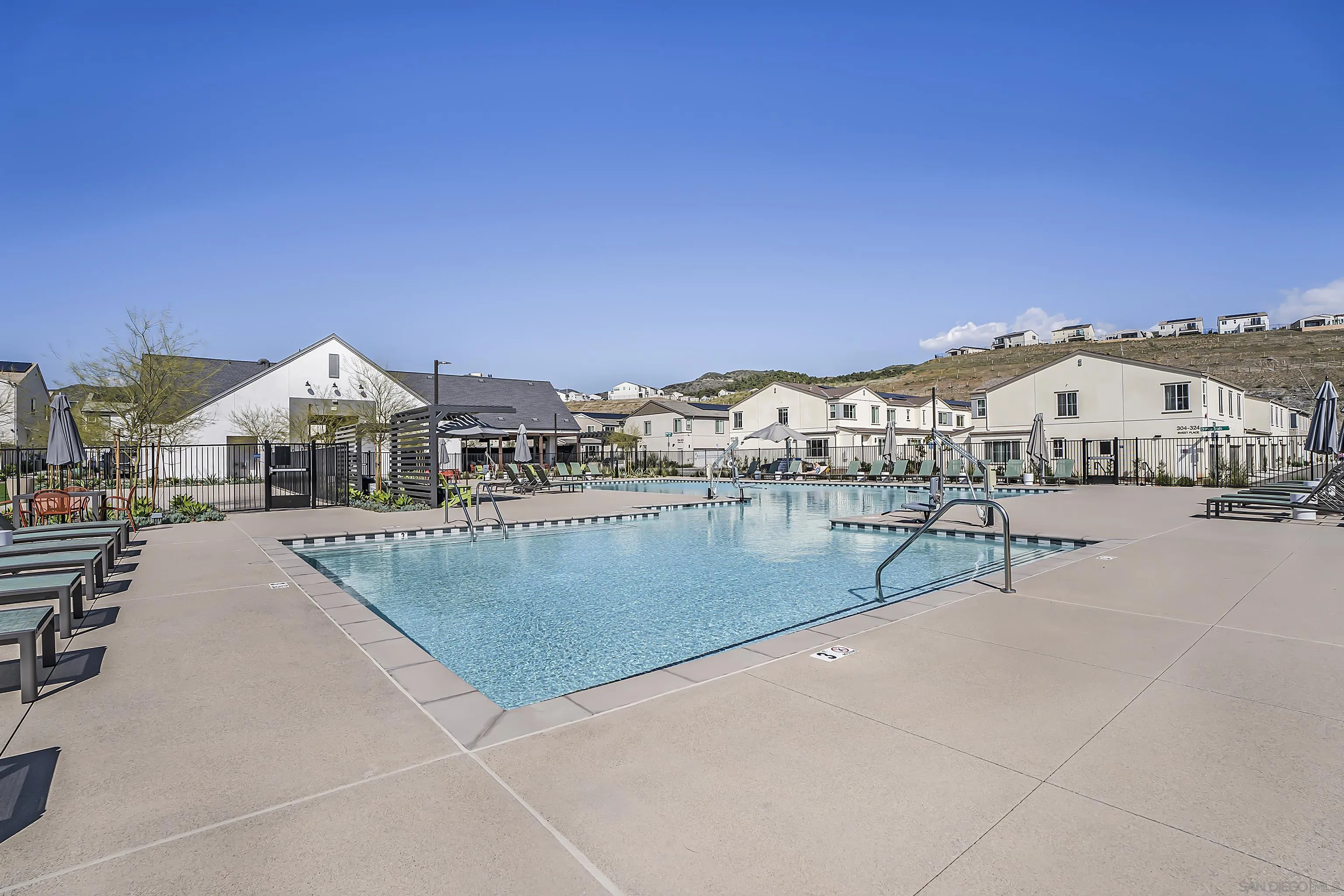 223 Foliage Place Fallbrook, CA 92028 - Photo 25 of 46 a view of houses with outdoor space and swimming pool