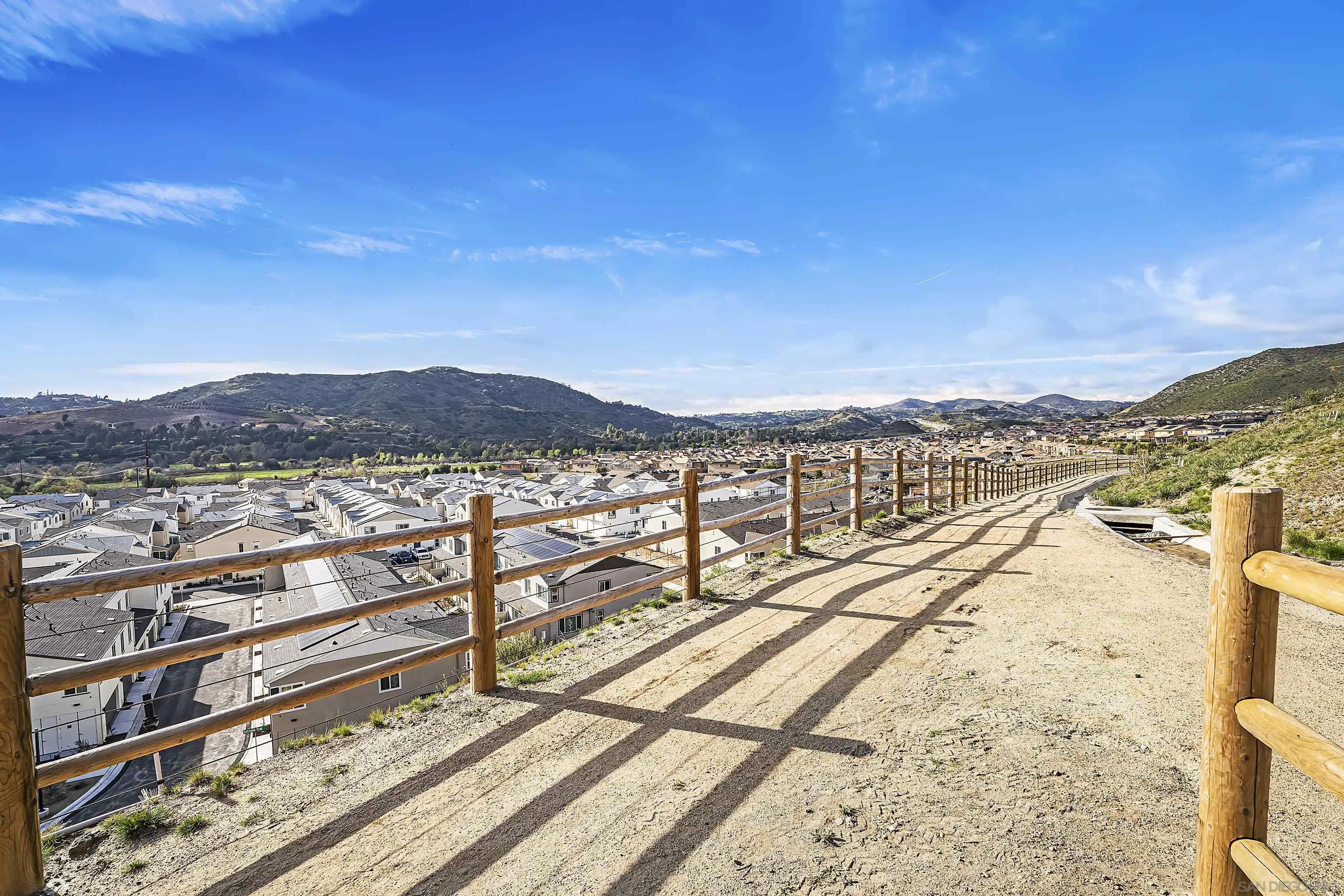 223 Foliage Place Fallbrook, CA 92028 - Photo 38 of 46 a view of a terrace with a water view