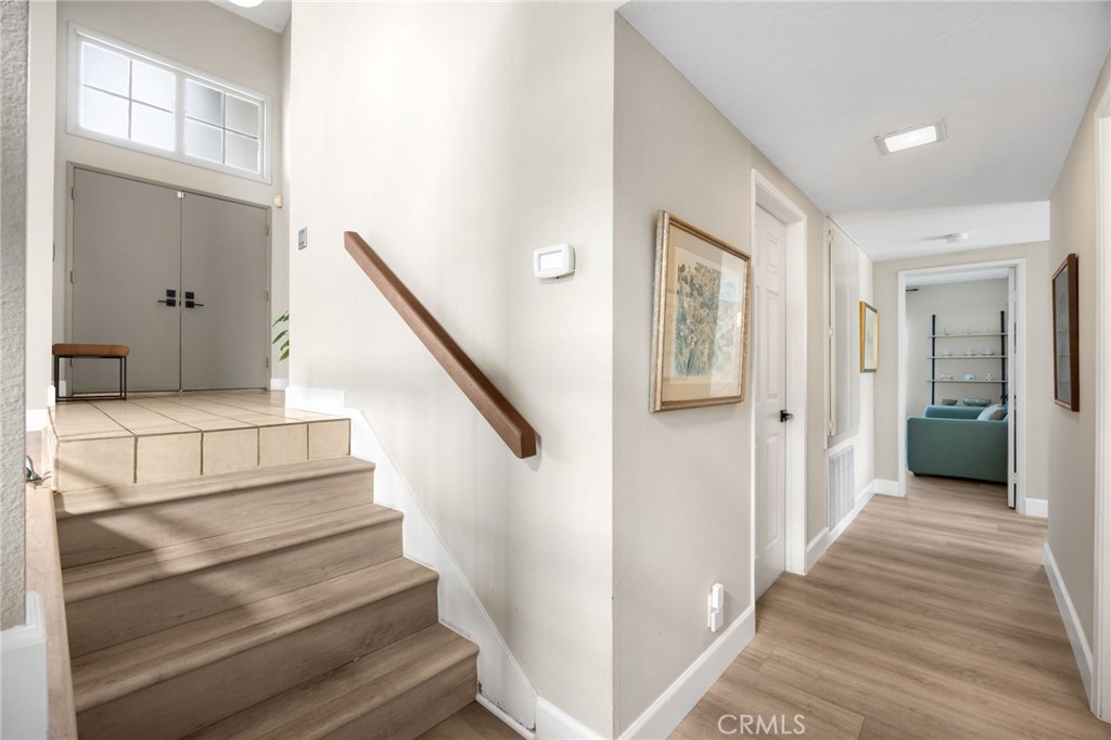 536 Silver Canyon Way Brea, CA 92821 - Photo 20 of 40 a view of entryway and hall with wooden floor