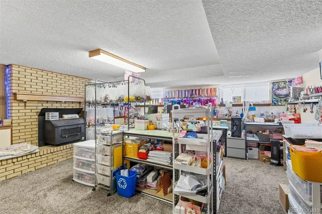 a room with storage and utility