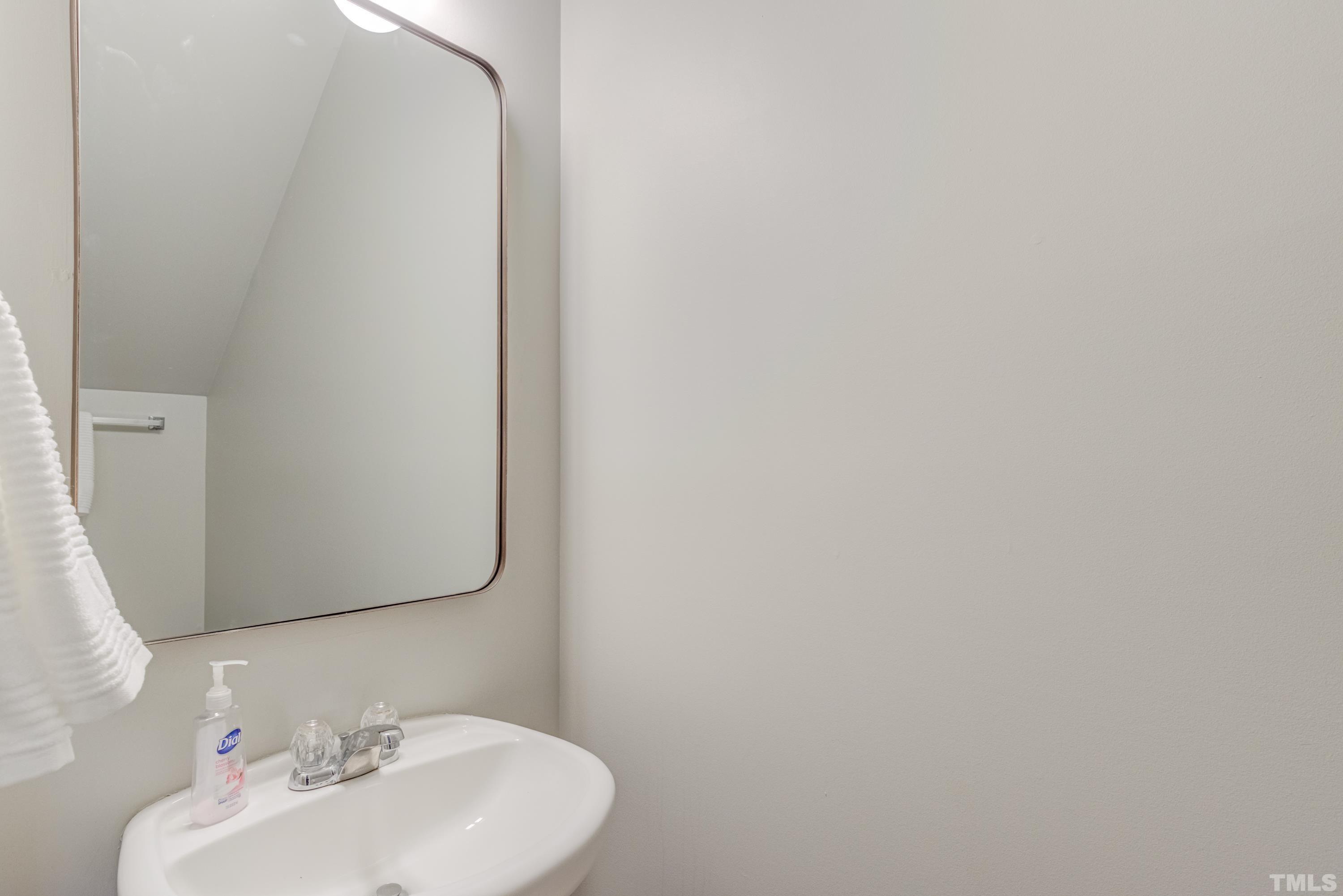 7641 Satinwing Lane Raleigh, NC 27617 - Photo 20 of 33 a bathroom with a sink and a mirror