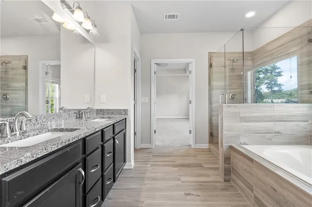 a kitchen with white cabinets