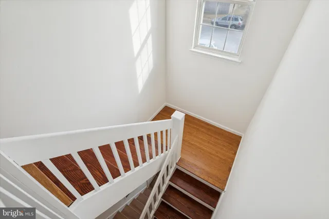a view of wooden floor in a room