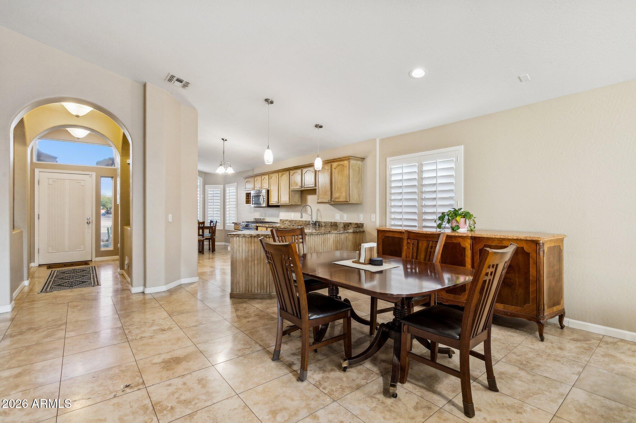 20238 North 9th Street Phoenix, AZ 85024 - Photo 10 of 38 Dining Room w soaring ceilings