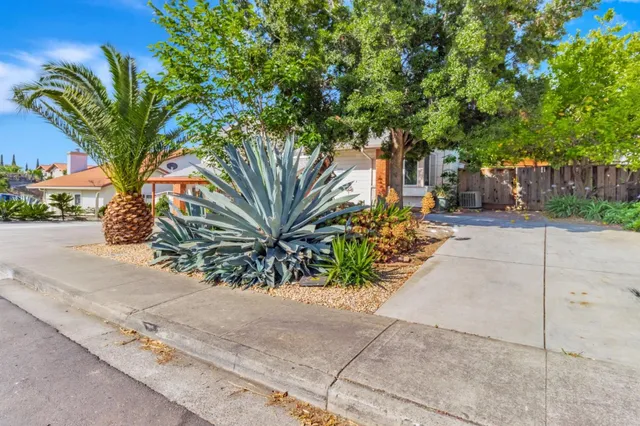 a front view of a house with entryway