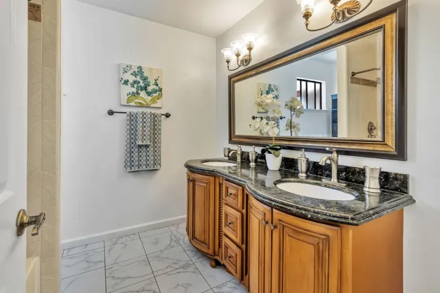 a view of a house with a door and chair