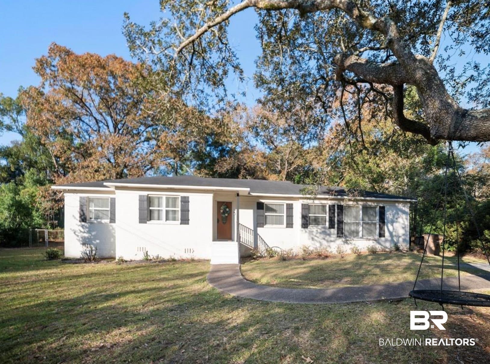 1420 Vega Drive Mobile, AL 36693 - Photo 1 of 18 Ranch-style home with a front yard