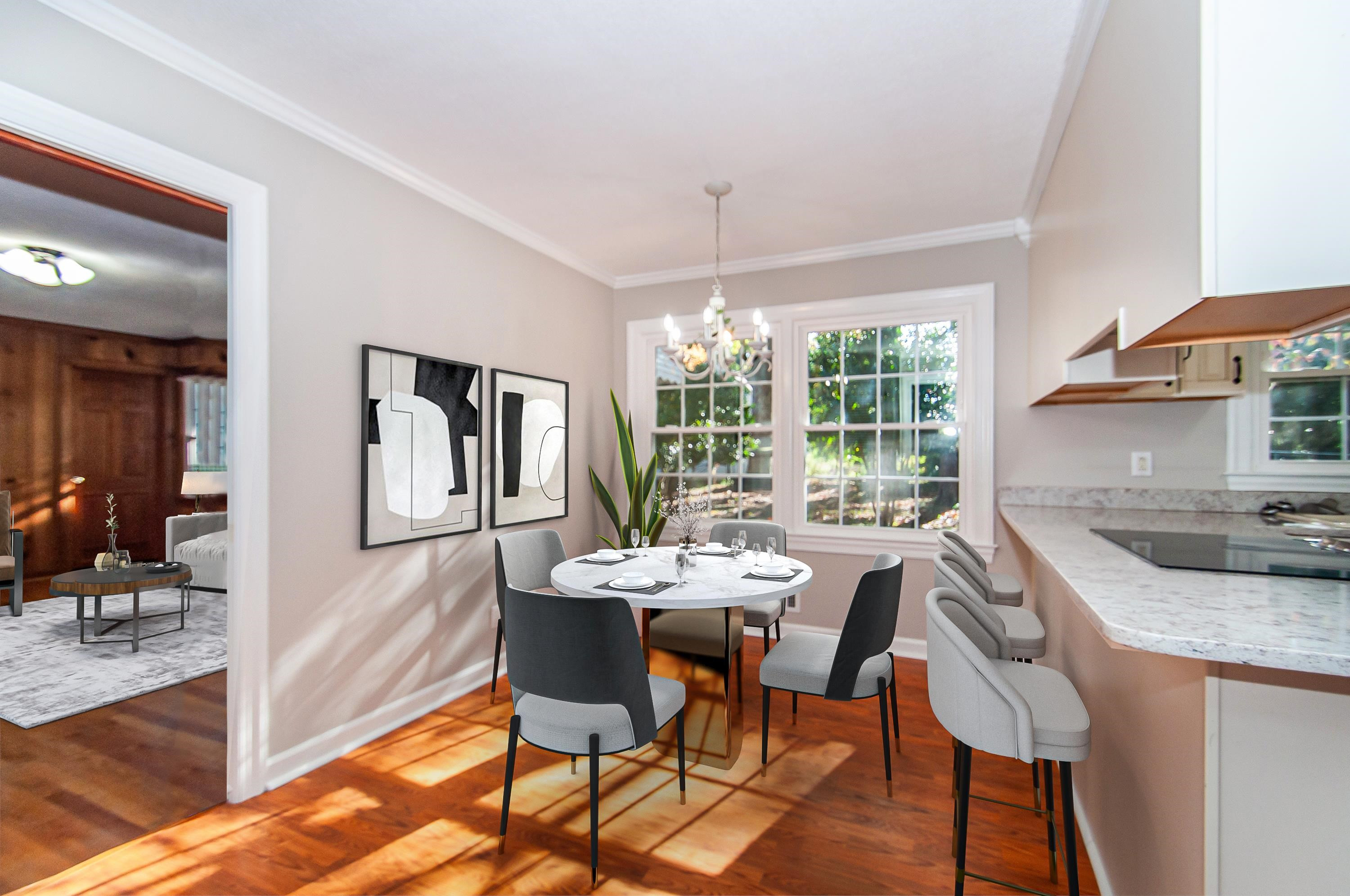 2104 Myron Drive Raleigh, NC 27607 - Photo 6 of 35 Breakfast Area virtually staged