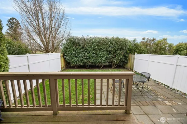 a view of a roof deck
