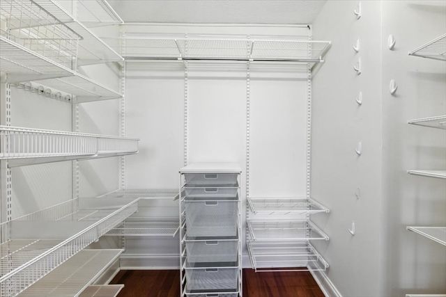 a view of walk in closet
