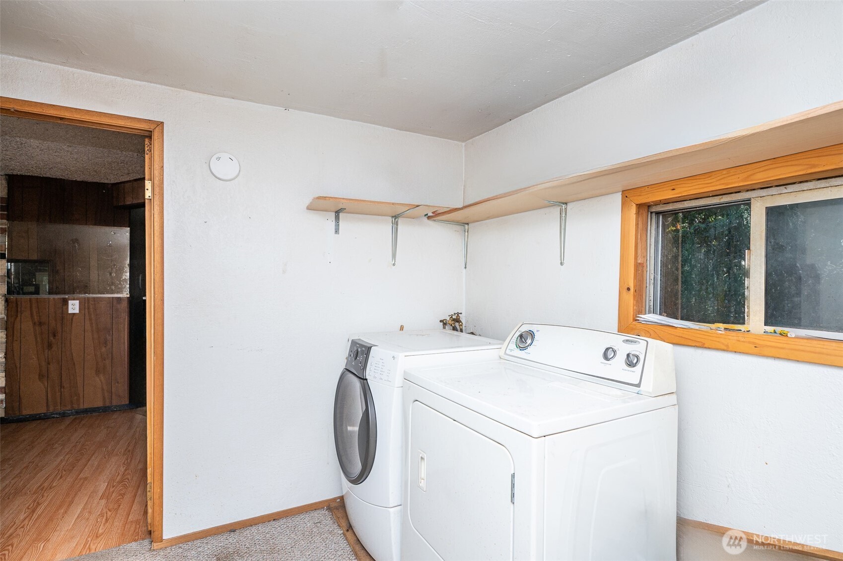 1671 Northeast Mission Creek Road Belfair, WA 98528 - Photo 17 of 31 a utility room with dryer and washer