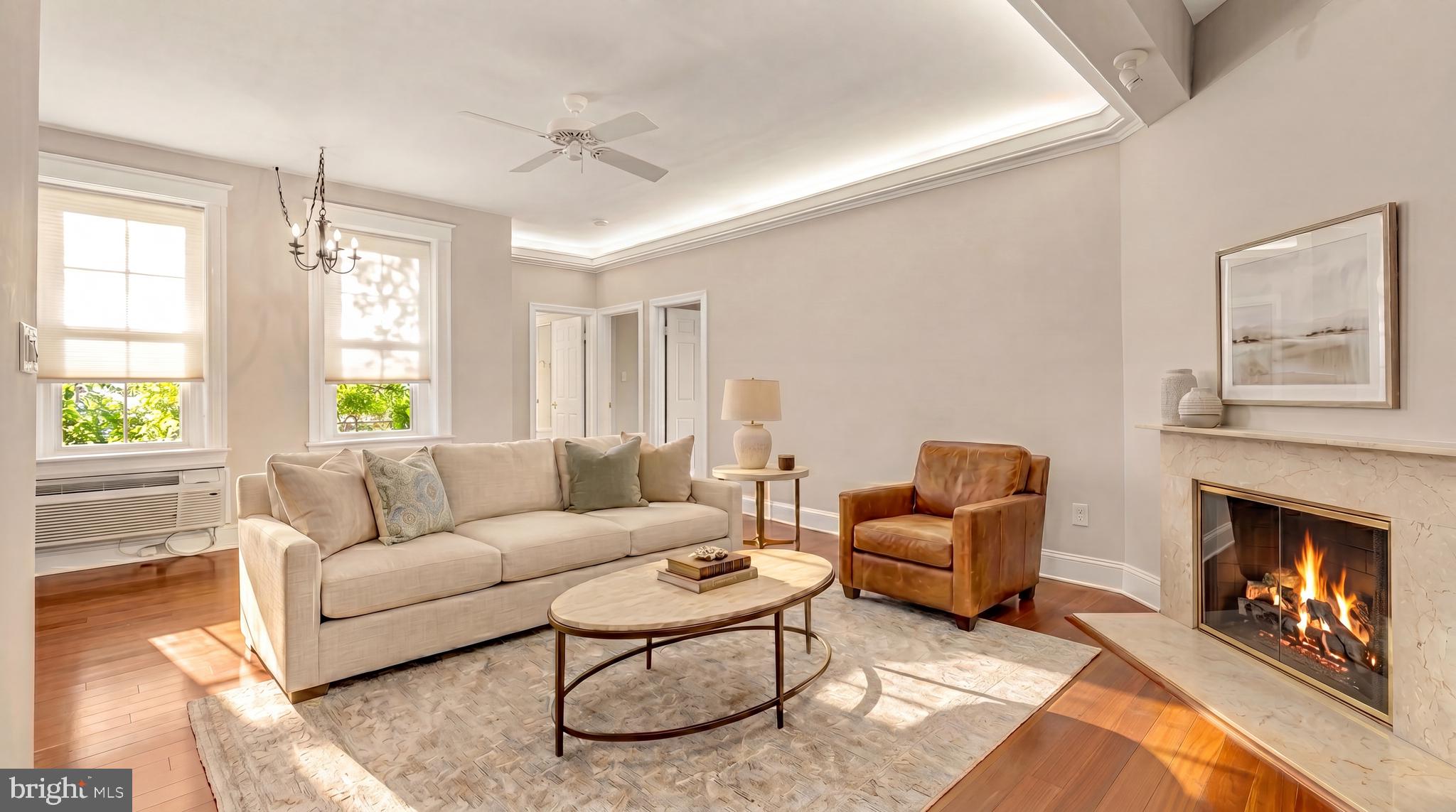 1824 S Street Northwest, Unit 104 Washington, DC 20009 - Photo 2 of 16 Living Room - Virtually Staged