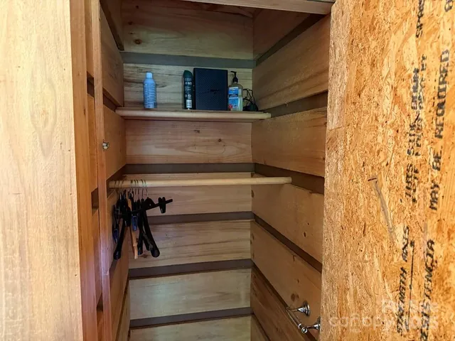 a view of walk in closet