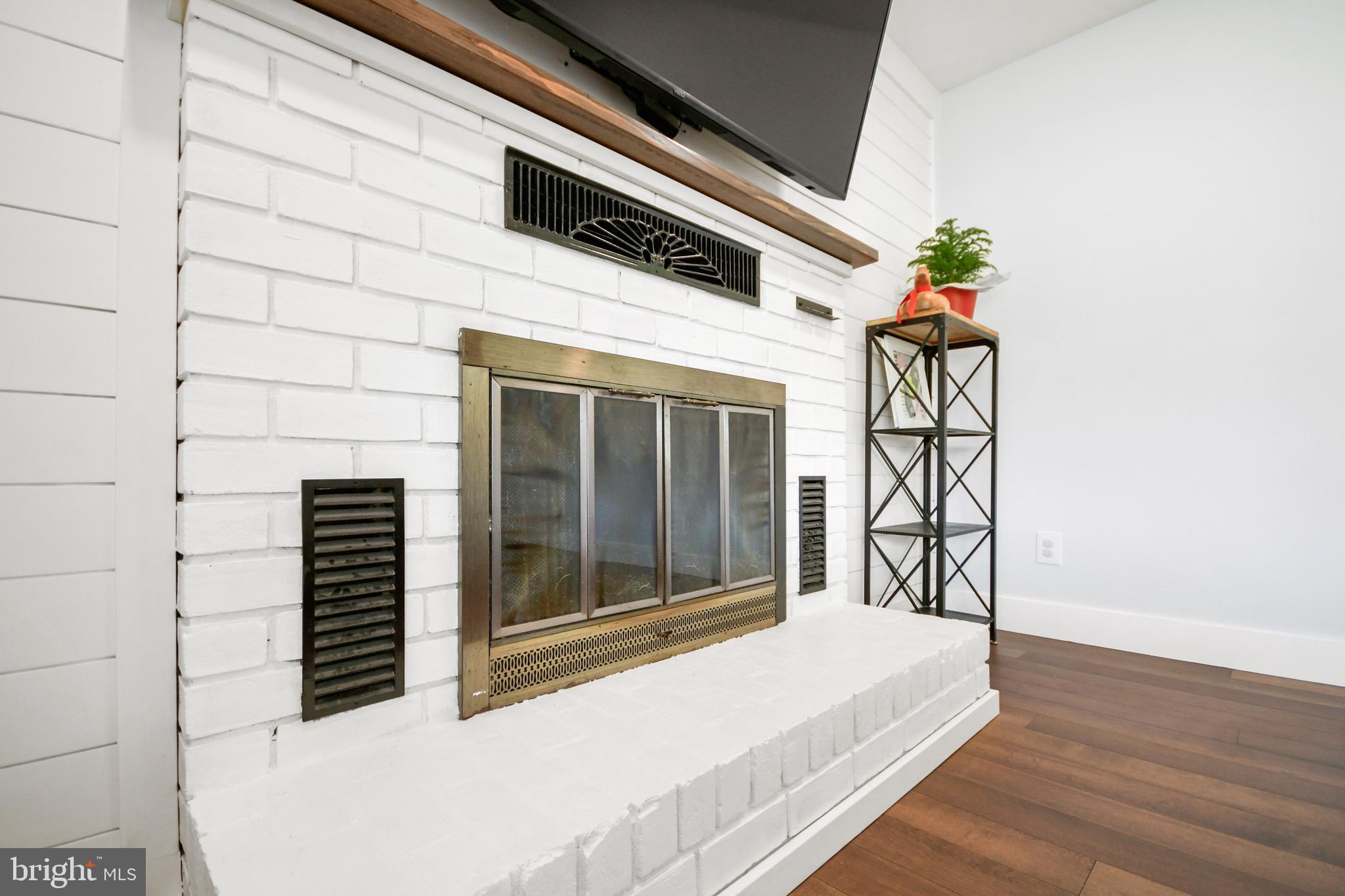 438 Barnes Avenue Westminster, MD 21157 - Photo 5 of 60 Wood burning fireplace on shiplap wall