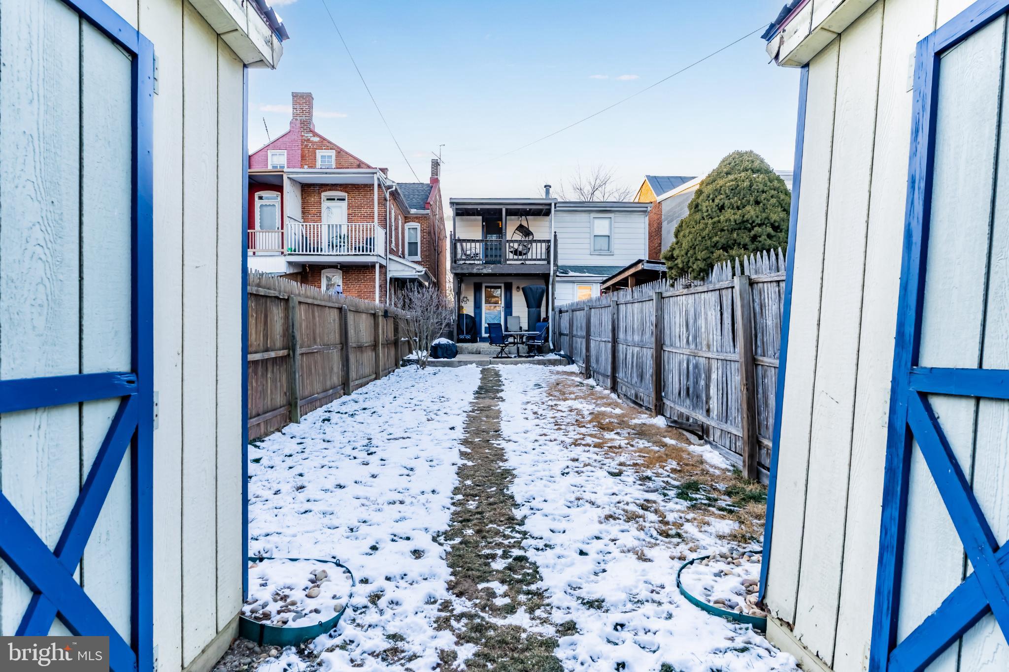 417 Arch Street Carlisle, PA 17013 - Photo 22 of 28 Sheds, looking to back patio