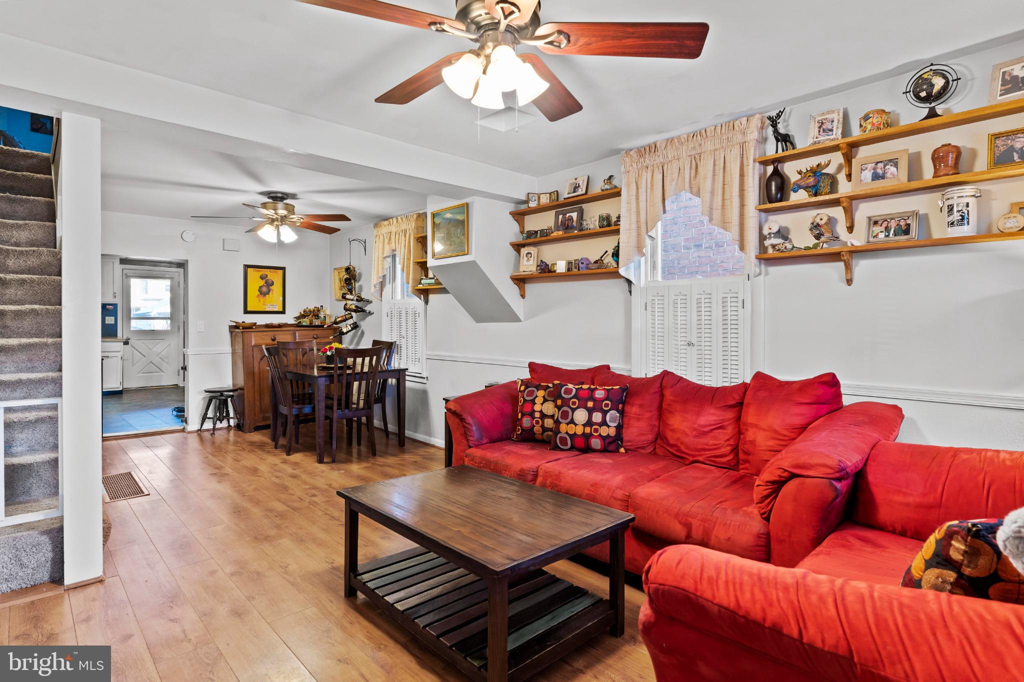 417 Arch Street Carlisle, PA 17013 - Photo 7 of 28 Living room - built-in shelving