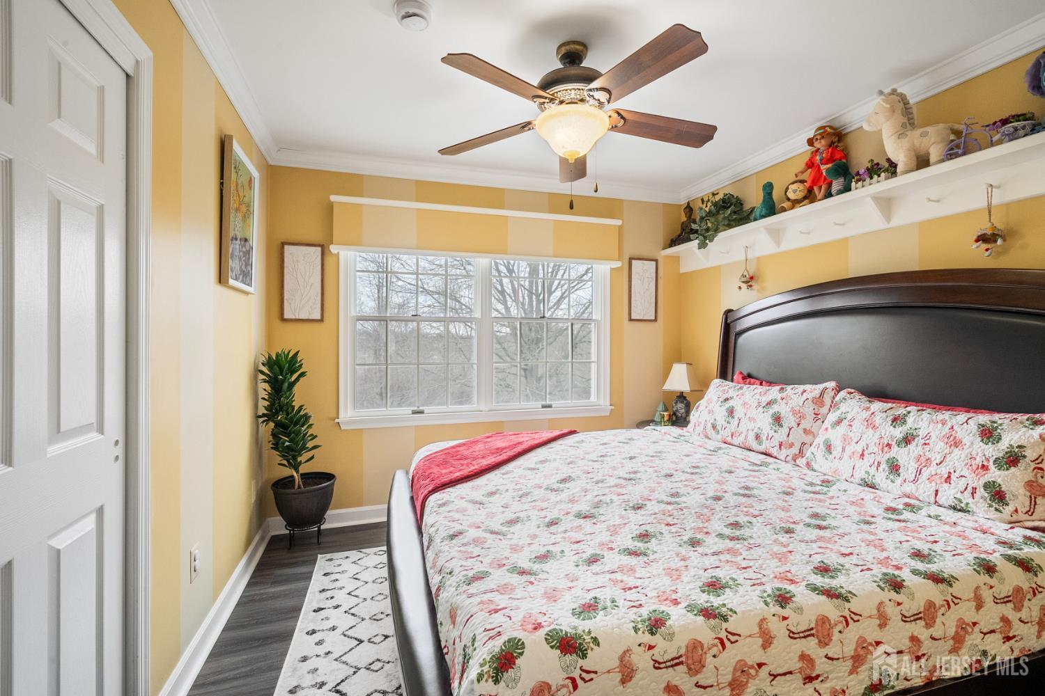 3 Milburne Lane Robbinsville, NJ 08691 - Photo 38 of 50 a bedroom with a bed and a large window with the outer view