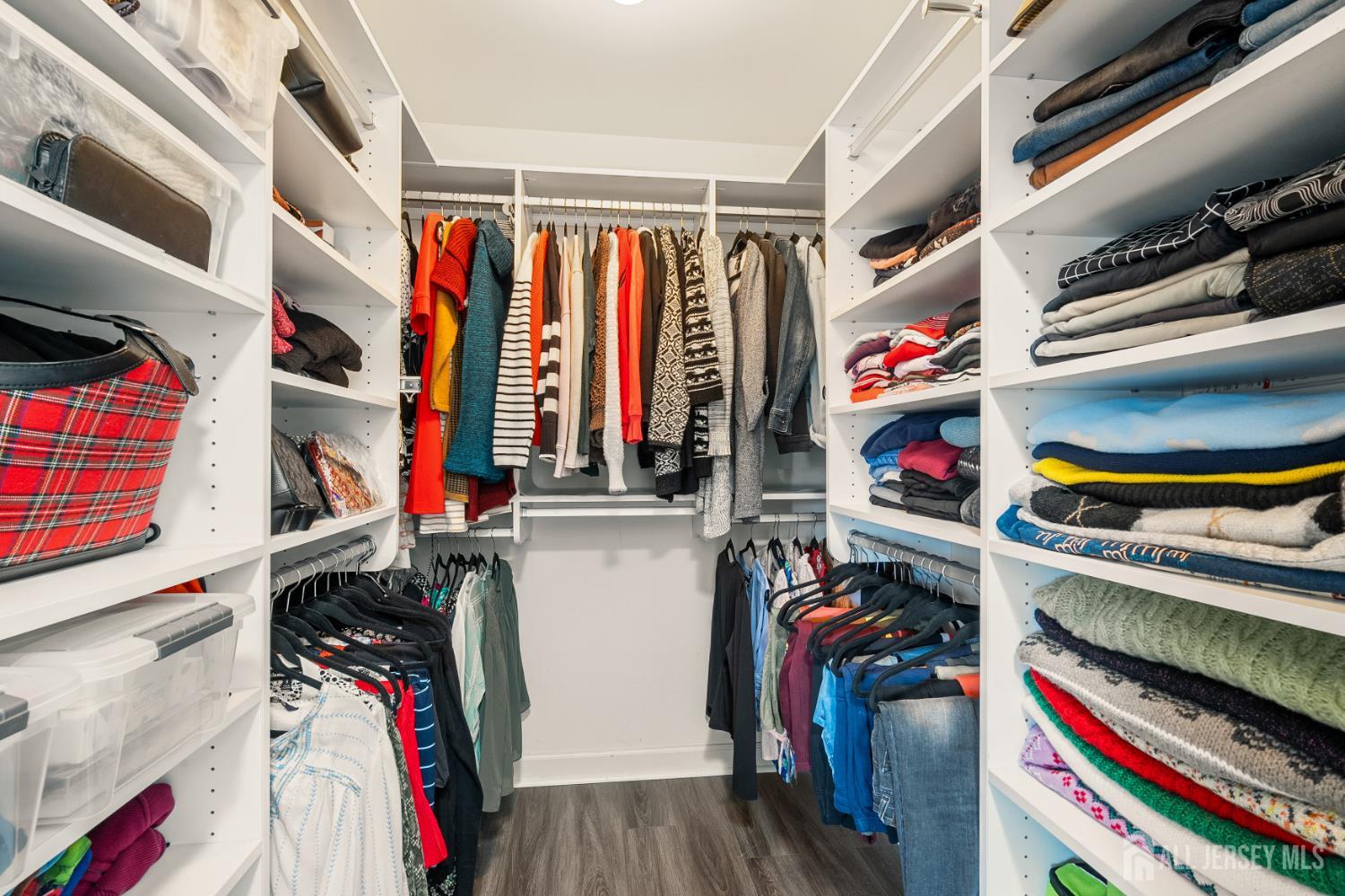 3 Milburne Lane Robbinsville, NJ 08691 - Photo 46 of 50 a view of walk in closet with clothes and shoes