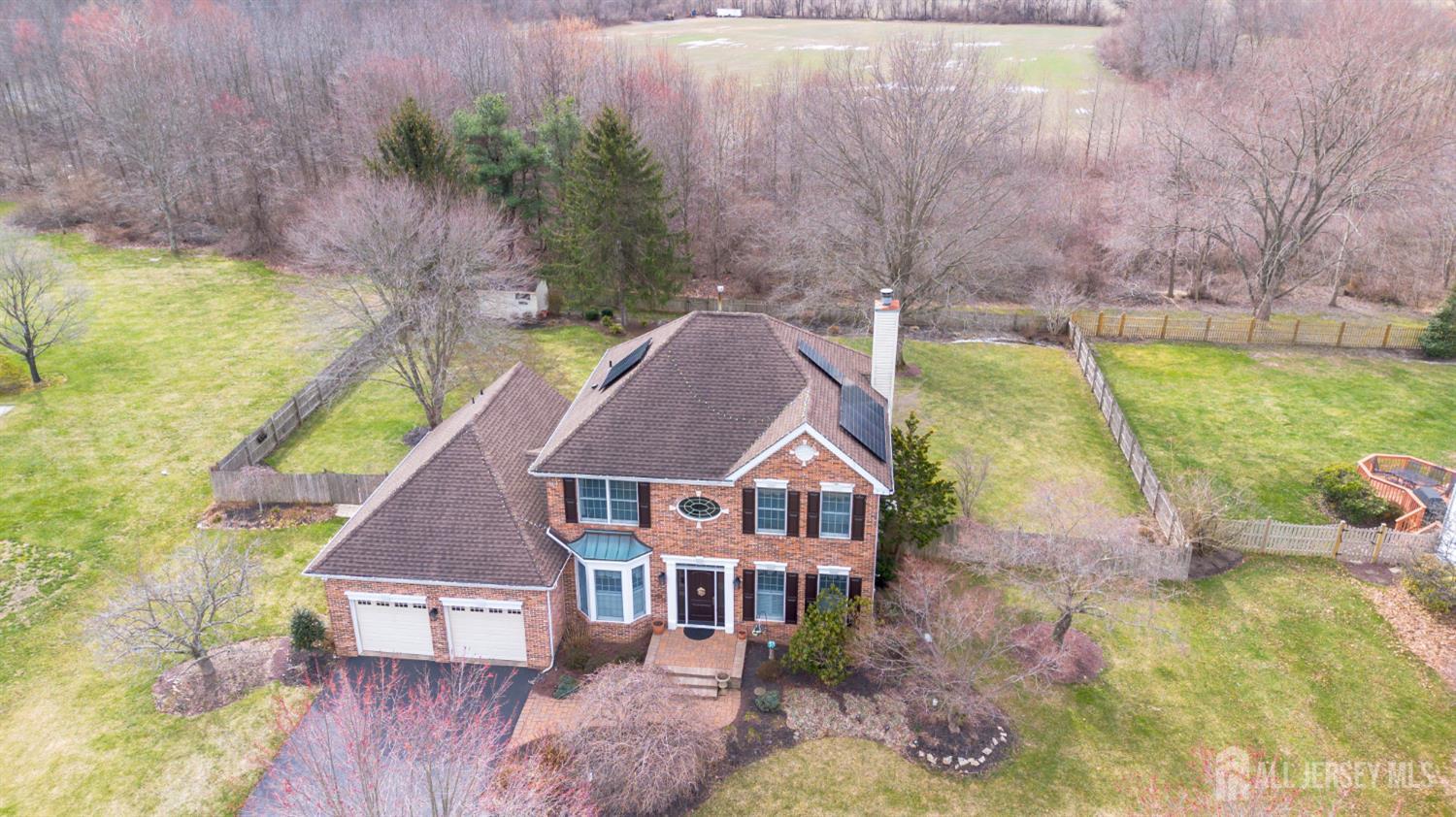 3 Milburne Lane Robbinsville, NJ 08691 - Photo 8 of 50 a aerial view of a house with swimming pool