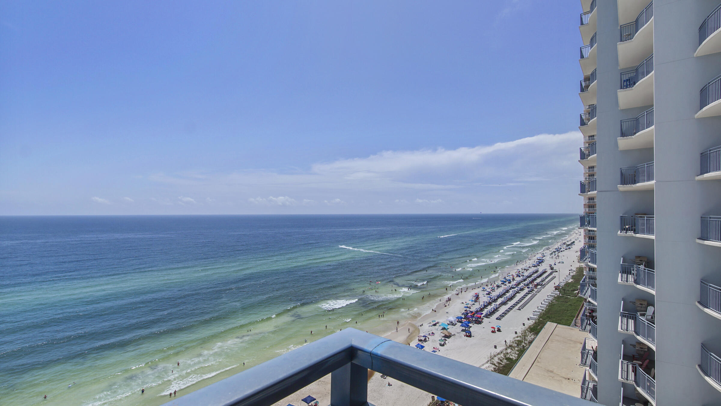 16701 Front Beach Road, Unit 1502 Panama City Beach, FL 32413 - Photo 11 of 33 a view of city from balcony