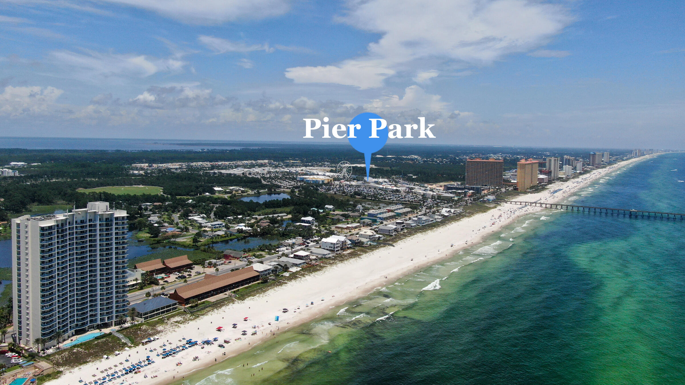 16701 Front Beach Road, Unit 1502 Panama City Beach, FL 32413 - Photo 2 of 33 a view of a city street both side of building