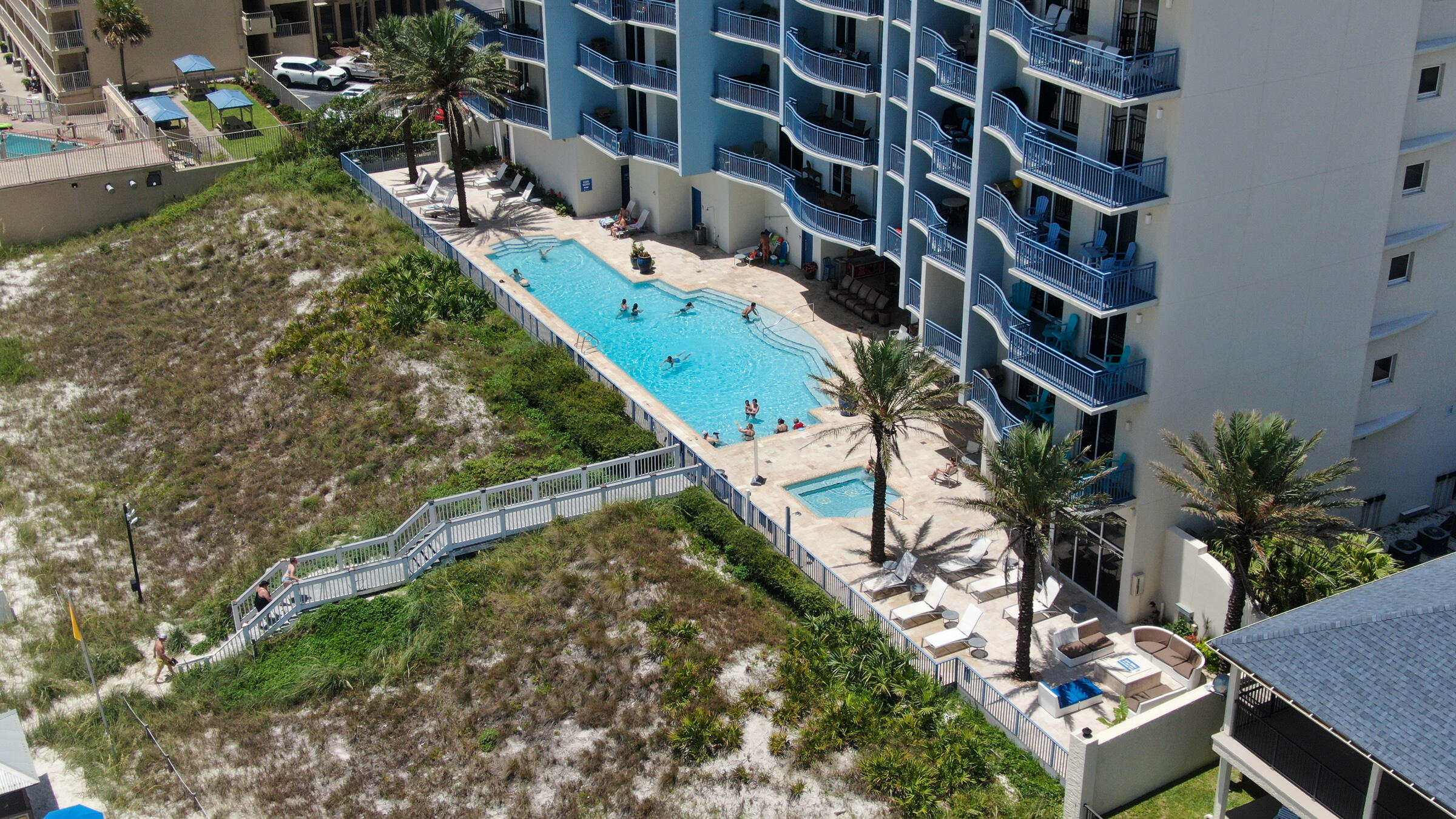 16701 Front Beach Road, Unit 1502 Panama City Beach, FL 32413 - Photo 30 of 33 a view of swimming pool with a yard