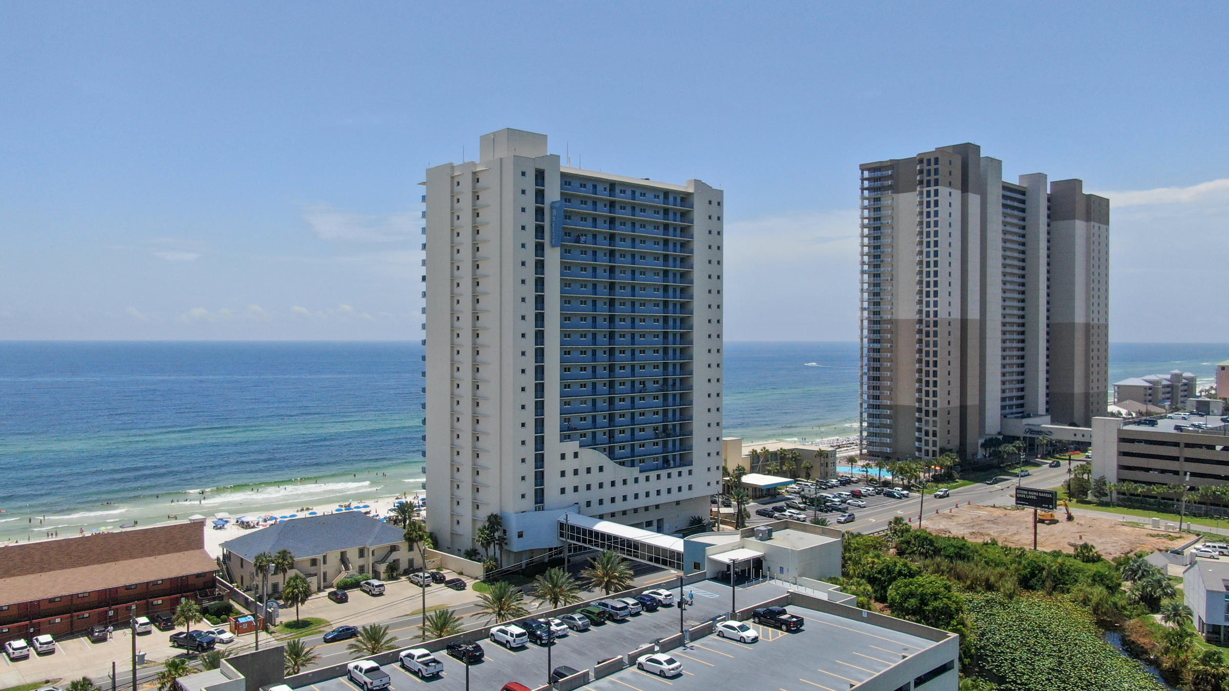 16701 Front Beach Road, Unit 1502 Panama City Beach, FL 32413 - Photo 3 of 33 a view of a city with tall buildings