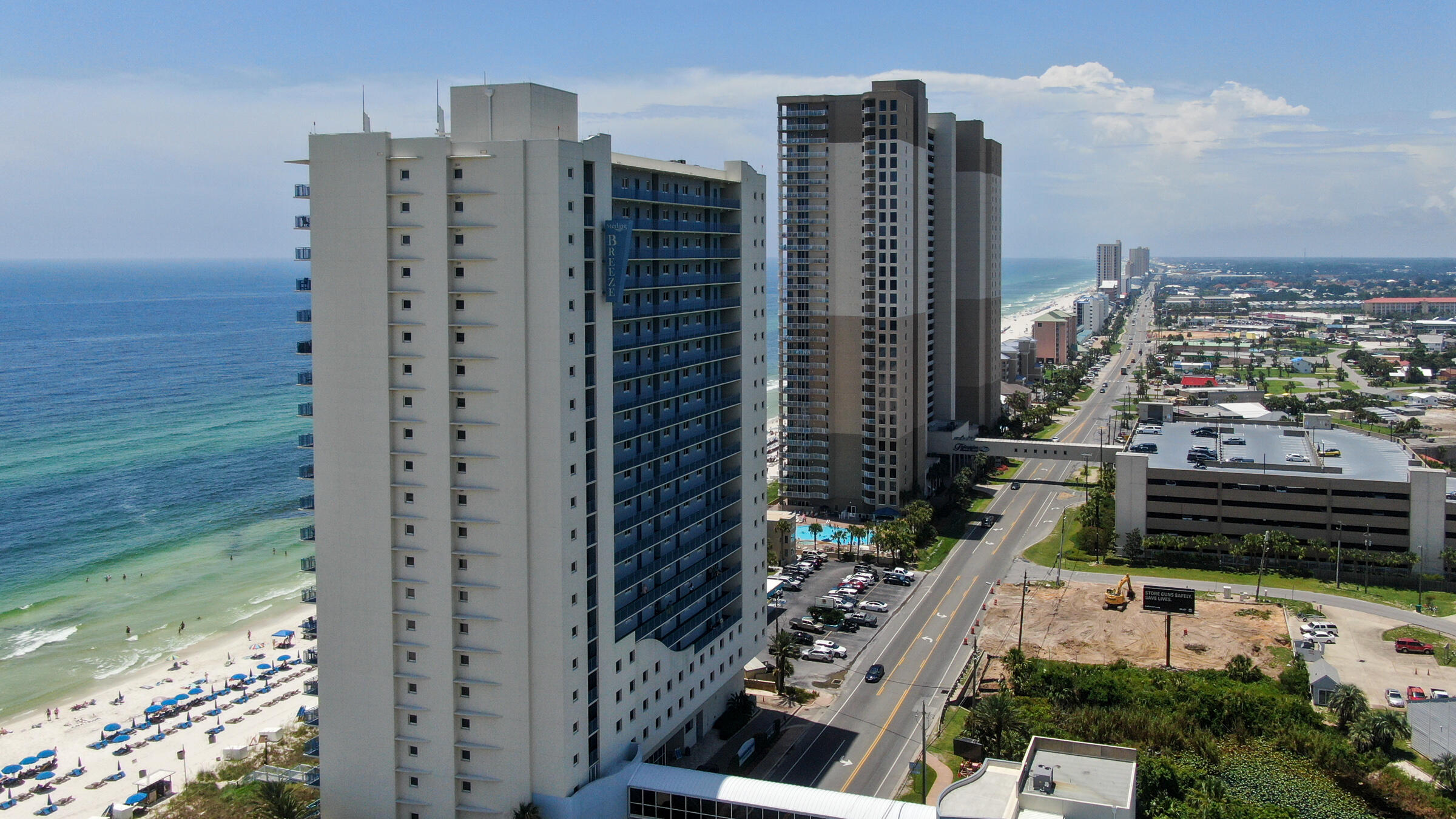 16701 Front Beach Road, Unit 1502 Panama City Beach, FL 32413 - Photo 32 of 33 a city view with tall buildings