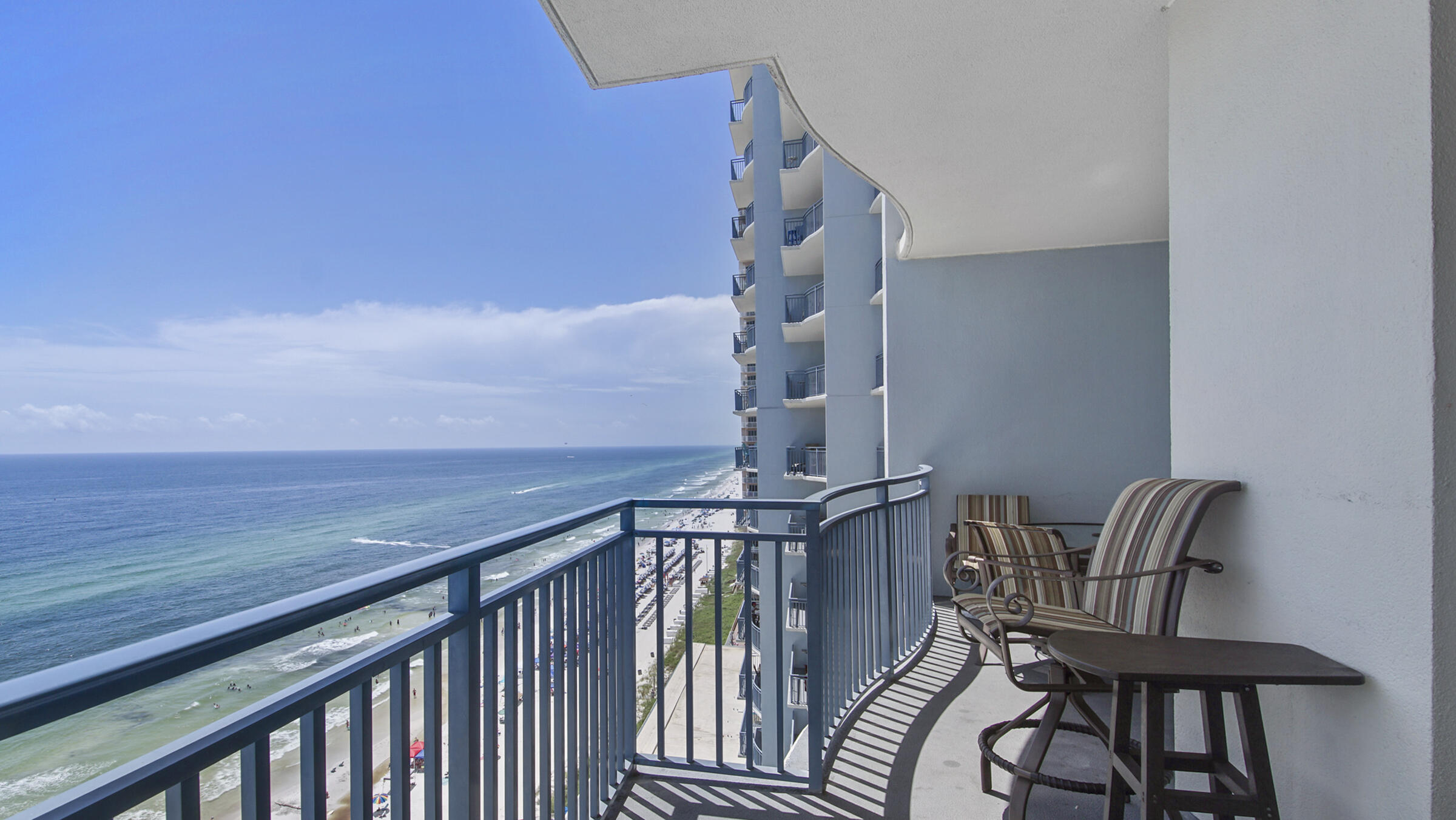16701 Front Beach Road, Unit 1502 Panama City Beach, FL 32413 - Photo 6 of 33 a view of balcony with furniture