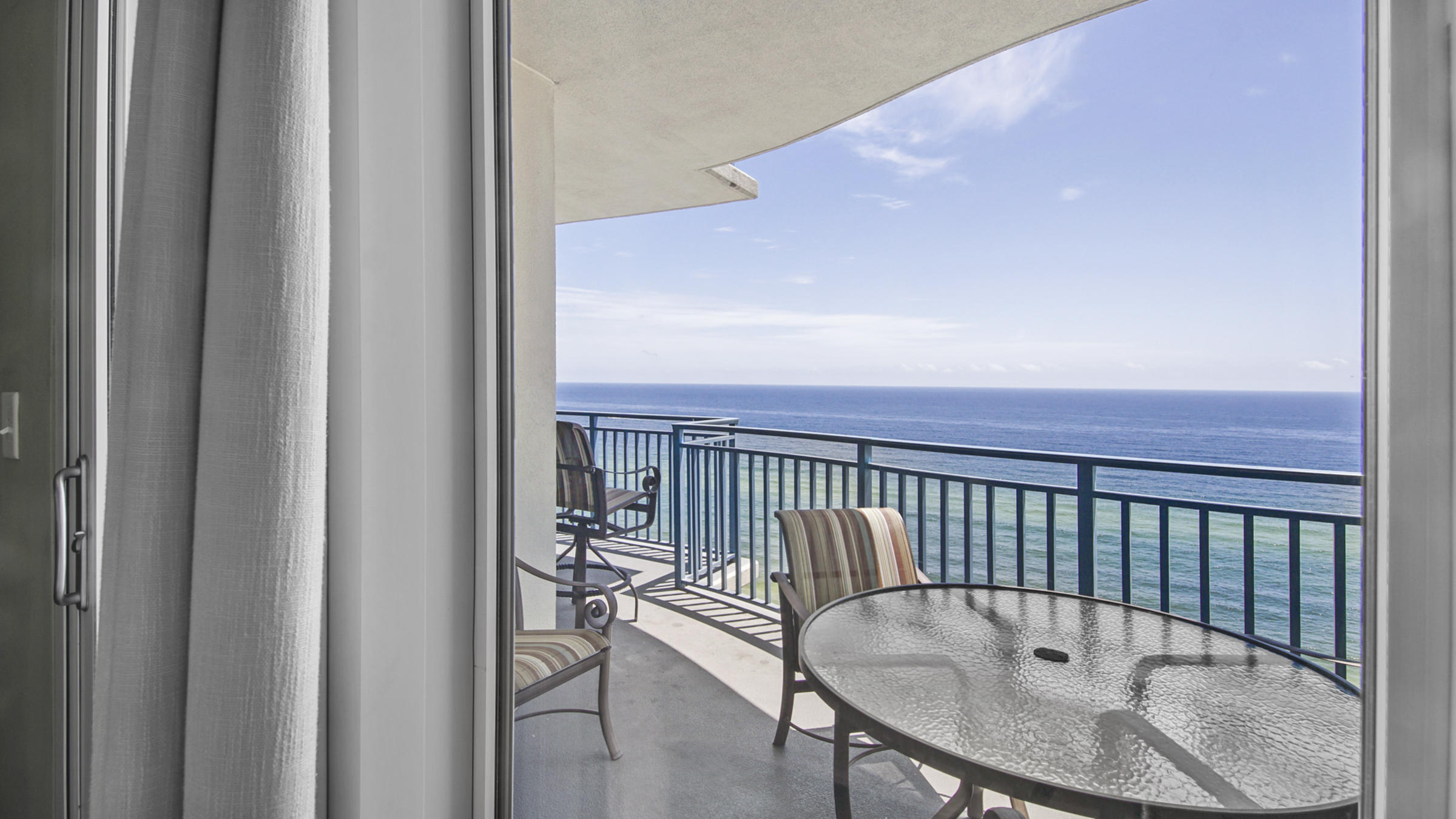 16701 Front Beach Road, Unit 1502 Panama City Beach, FL 32413 - Photo 10 of 33 a view of balcony with furniture