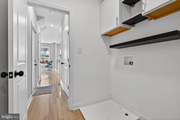 a view of a walk in closet