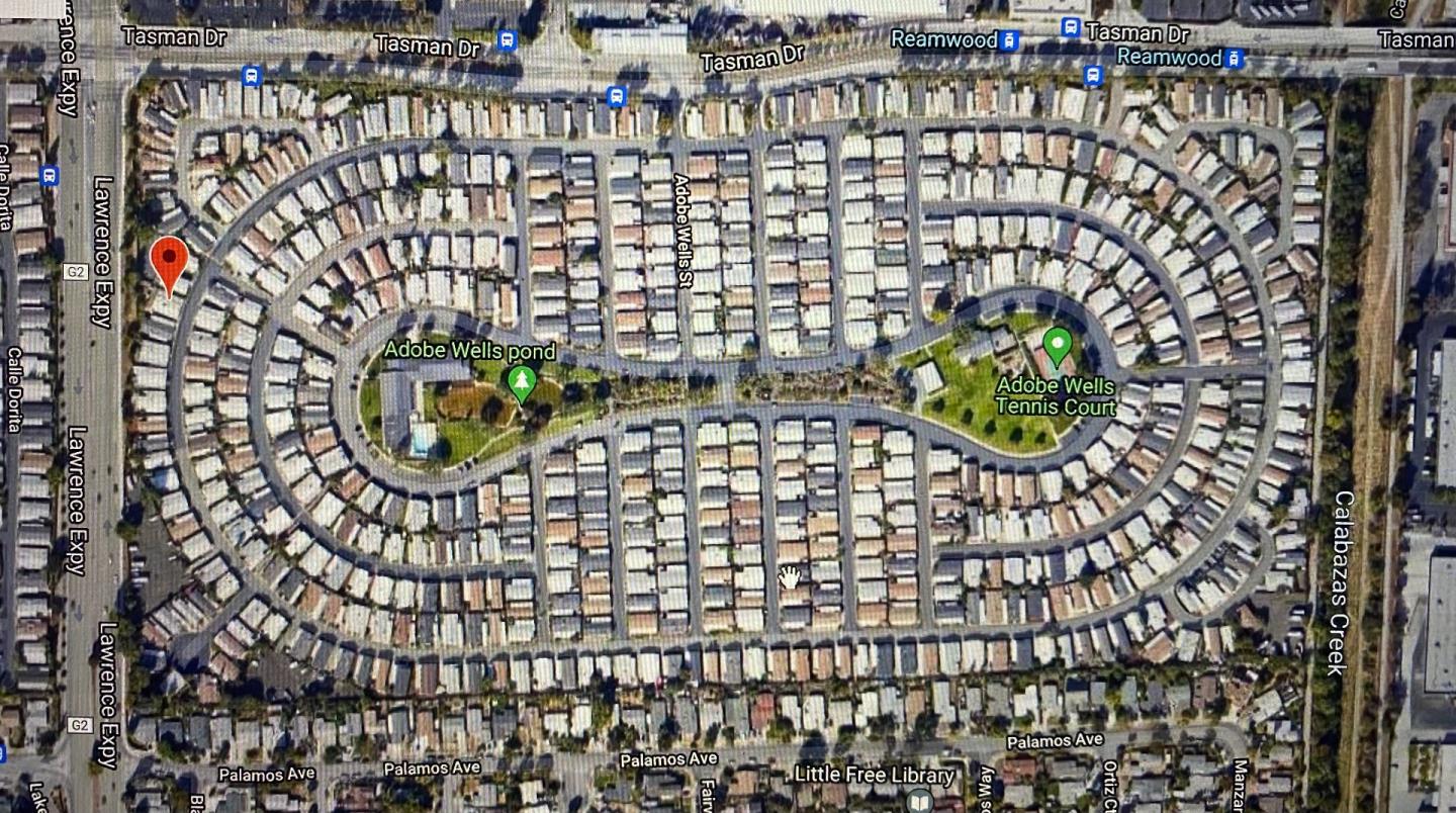 1220 Tasman Drive, Unit 159 Sunnyvale, CA 94089 - Photo 35 of 46 view of a brick wall with a outdoor space