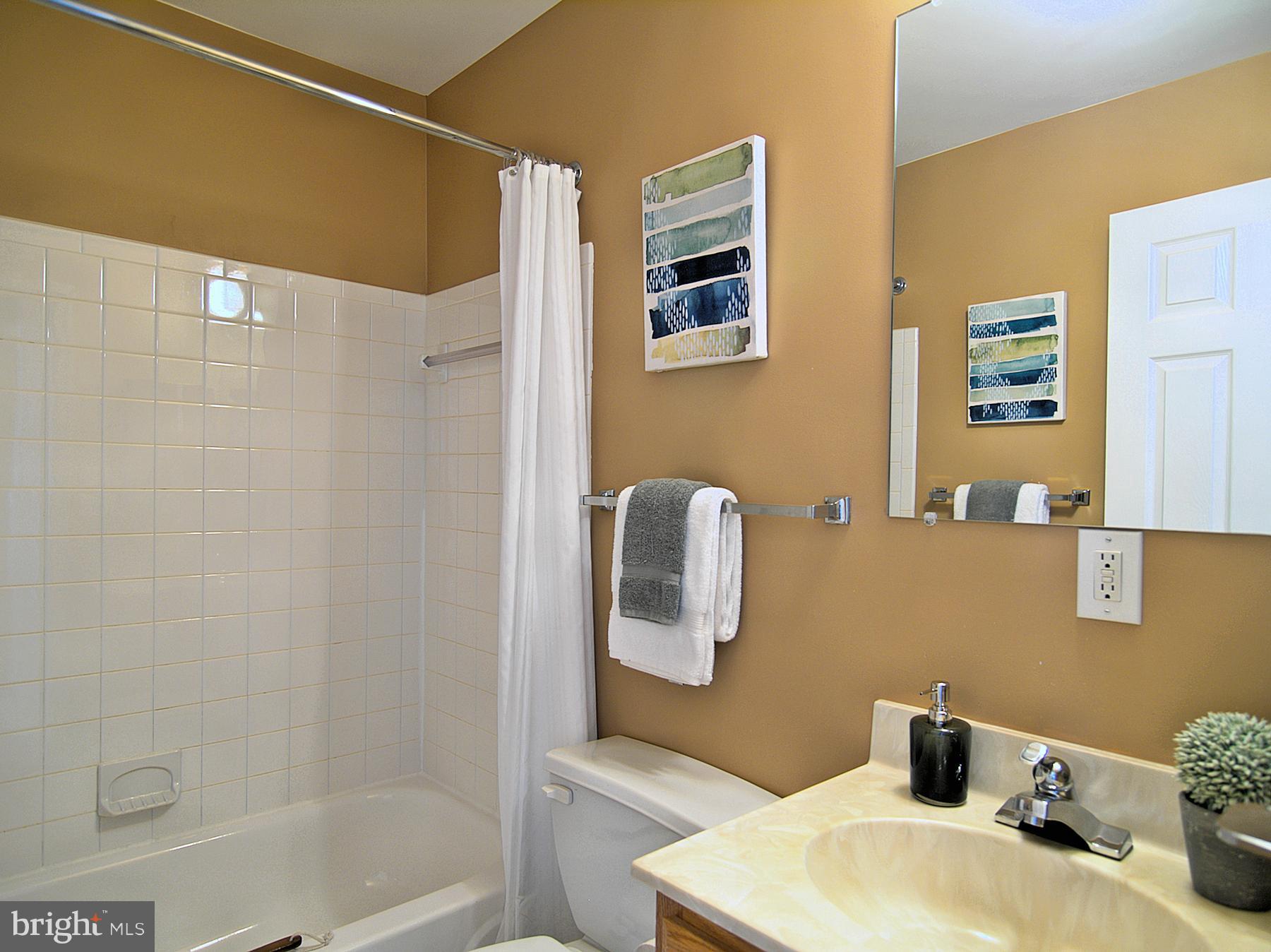 6827 4th Street Northwest, Unit 304 Washington, DC 20012 - Photo 16 of 23 a bathroom with a sink and a shower