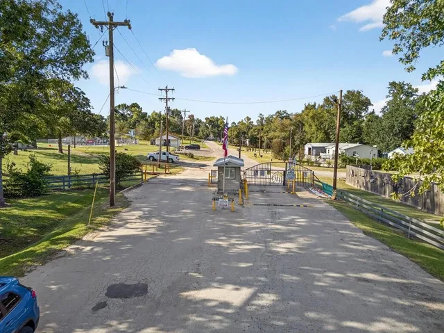 a view of a lake with outdoor space