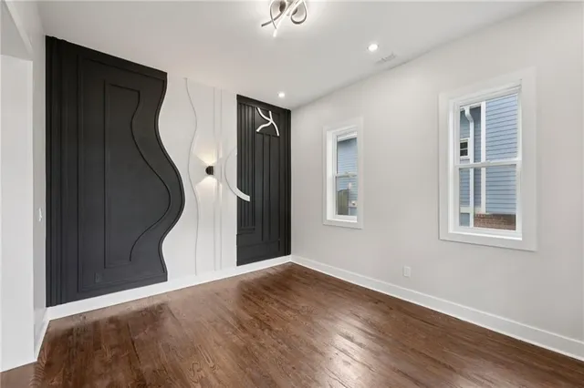 a view of a entryway in a house