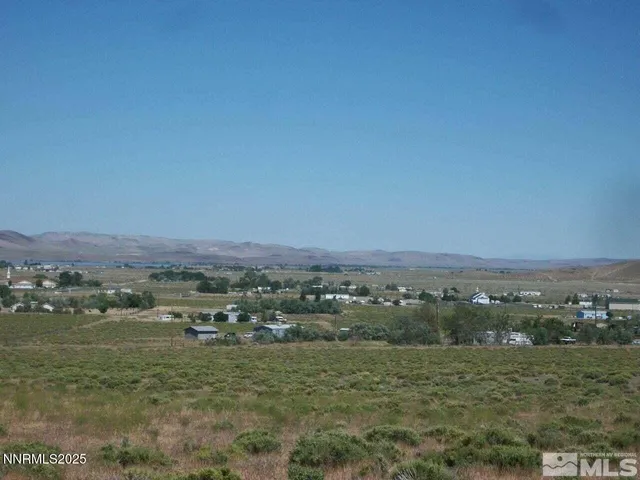 a view of city and mountain