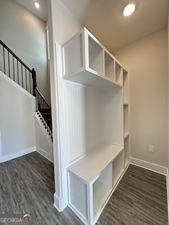 11164 Cornerstone Lane Hampton, GA 30228 - Photo 5 of 28 a hallway with wooden floor and entryway