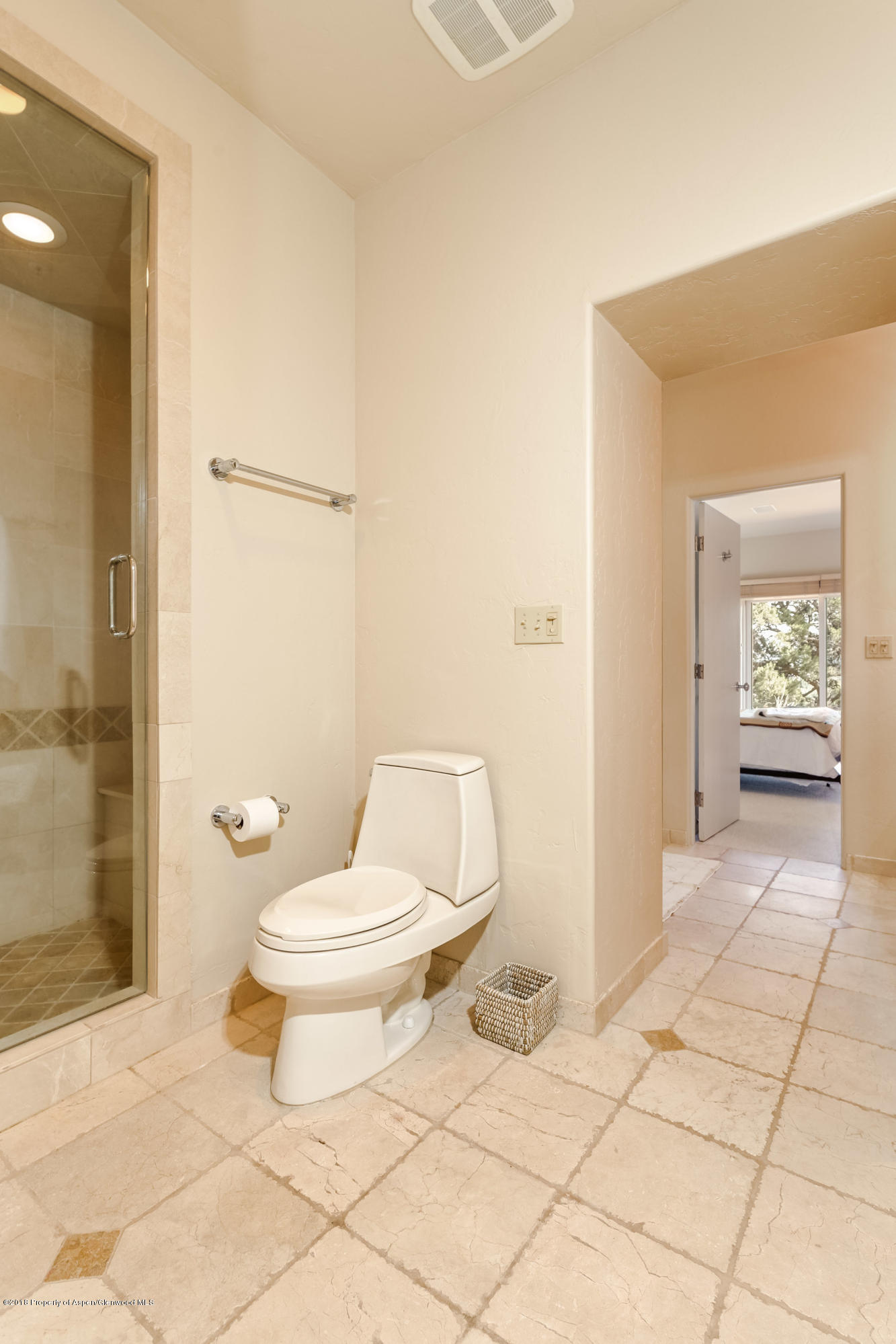 404 Wild Spring Lane Basalt, CO 81621 - Photo 13 of 25 a bathroom with a toilet and a shower