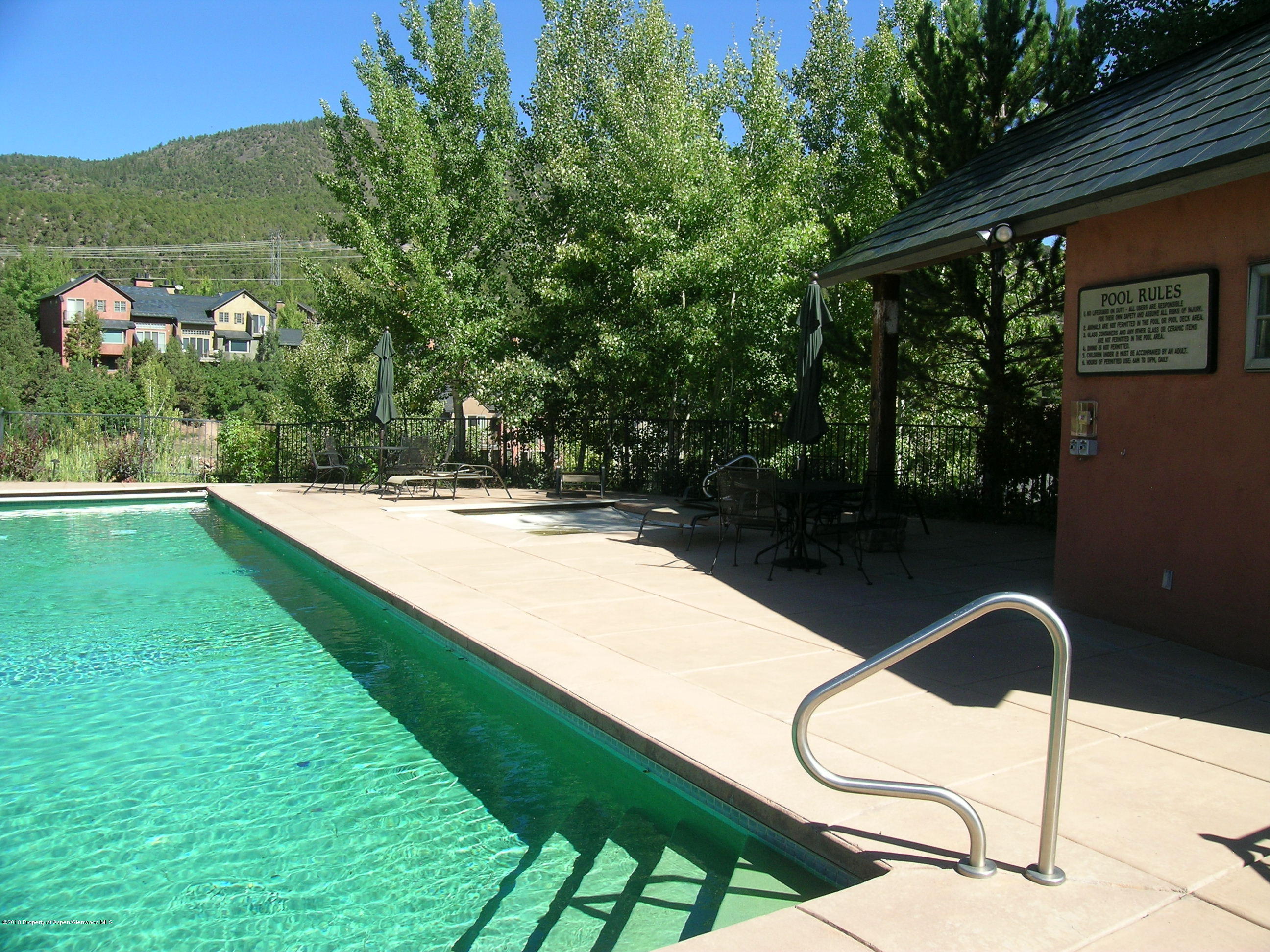 404 Wild Spring Lane Basalt, CO 81621 - Photo 21 of 25 a view of swimming pool from a balcony