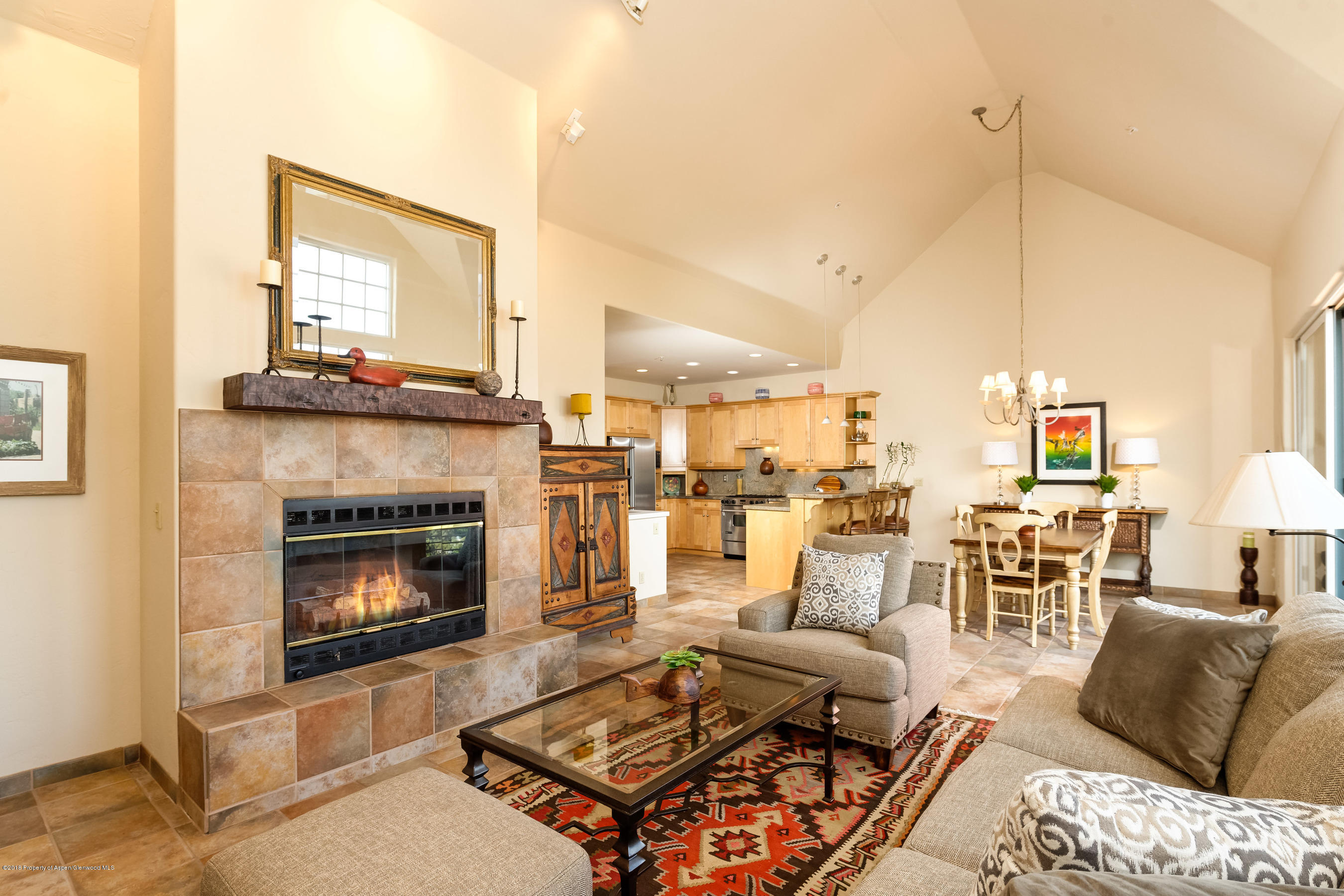 404 Wild Spring Lane Basalt, CO 81621 - Photo 6 of 25 a living room with furniture and a fireplace