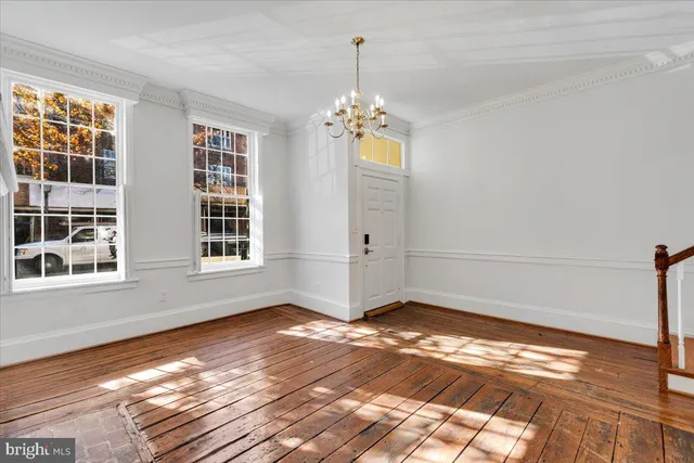 a view of a livingroom with a window