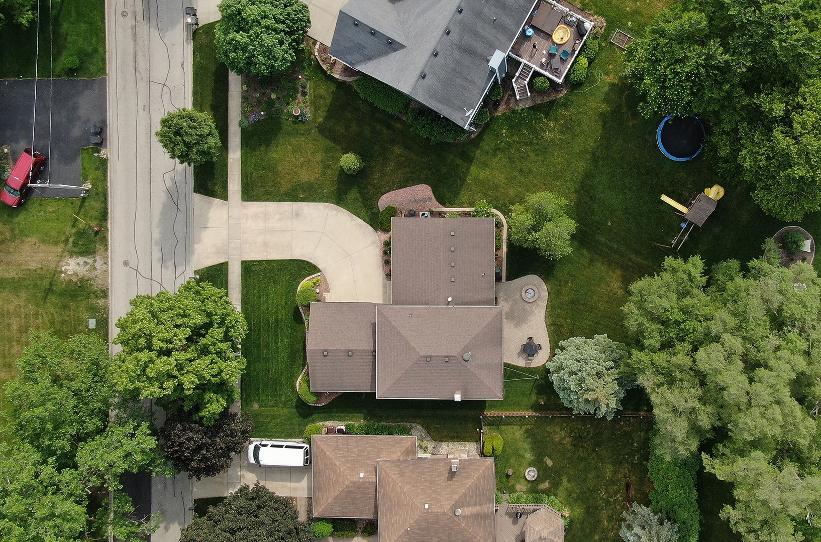 10918 3rd Street Mokena, IL 60448 - Photo 3 of 40 an aerial view of a house with garden space and street view