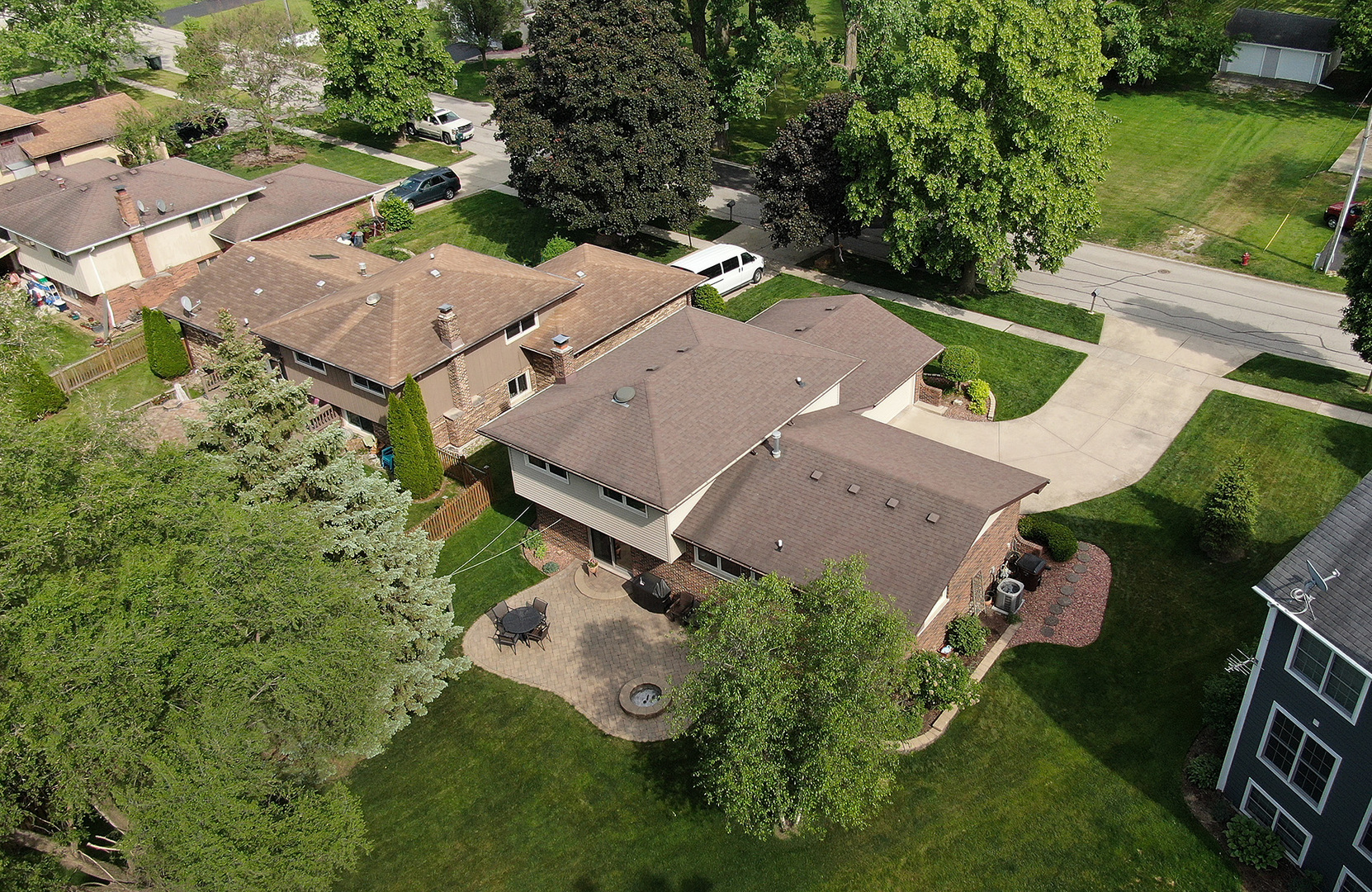 10918 3rd Street Mokena, IL 60448 - Photo 5 of 40 an aerial view of residential house with outdoor space and street view