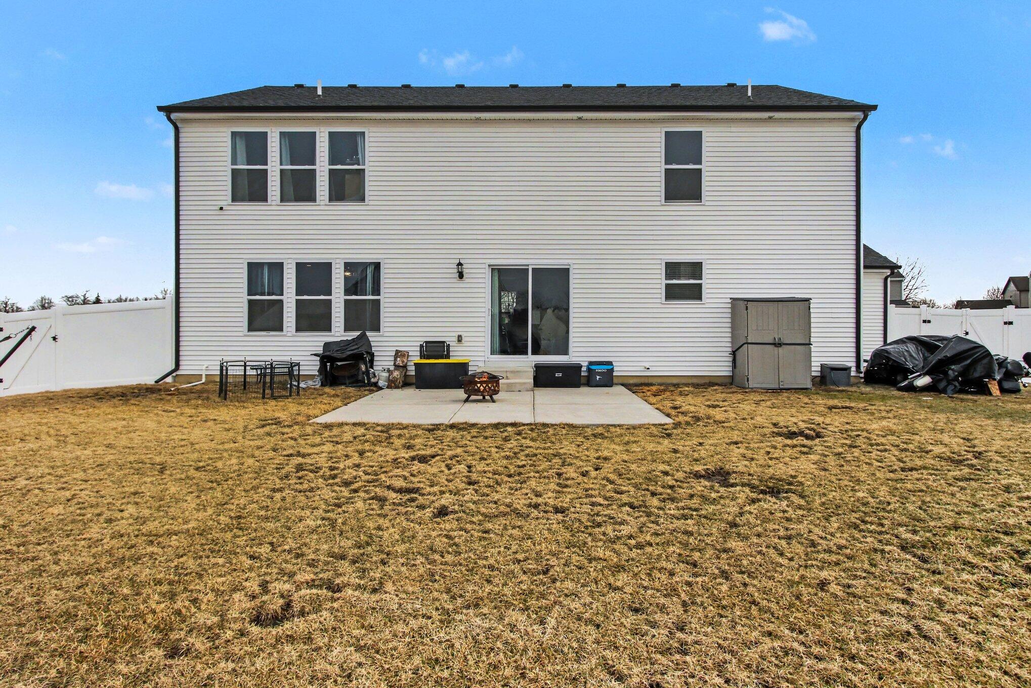 7480 Williams Street Merrillville, IN 46410 - Photo 41 of 49 a view of a house with backyard and sitting area